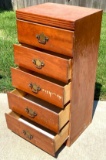 5 Drawer Solid Wood Chest