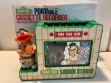 Vintage Sesame Street Portable Cassette Recorder