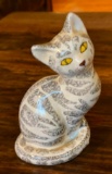 RARE 1960's Mid Century Modern Italian Ceramic Cat from Raymor Pottery