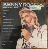 3 X Vintage Vinyl Records - Kenny Rogers, Lawrence Welk & Percy Faith