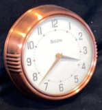 Bulova Wall Clock -...Copper Colored