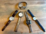 Lot of 5 Watches. Morris Day Would LOVE this Lot! What Time Is It?!