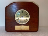 Rare Melbourne Tramway Block Clock Company Mantel Clock