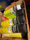 Assorted penetrating grease and solvent