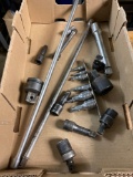 Assorted S&K, Snap On extensions, adapters and more