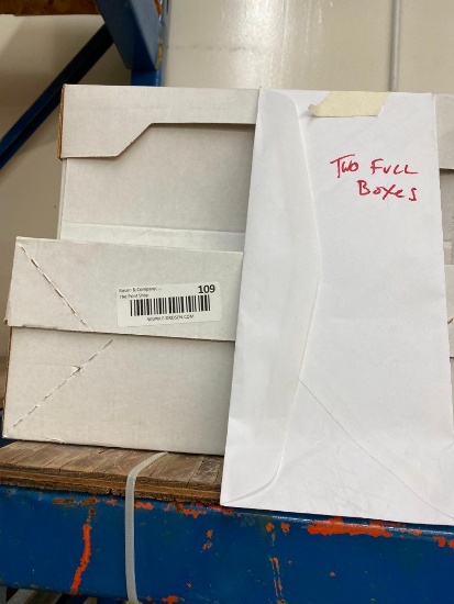 2 Full Boxes White Envelopes