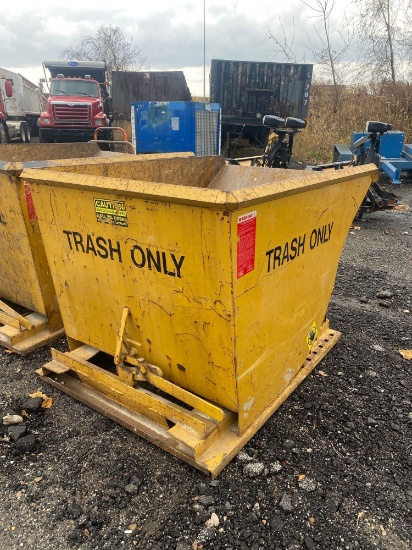 2 Cubic Yard 6000 lb cap Self Dumping Scrap Hopper