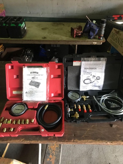 Like New Fuel Injection service kit AND Engine Oil Pressure Test Kit