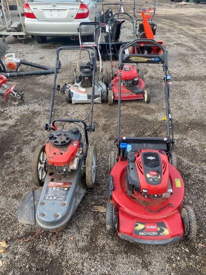 Toro 22 in Self Propelled Mower. Craftsman 22in. WeedTrimmer
