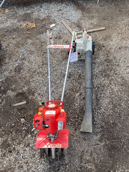 ECHO Leaf Blower. Mantis Rototiller