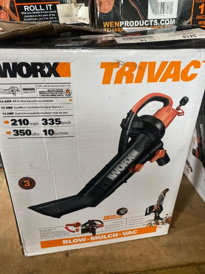 Worx Co TriVac Electric Blower-Open Box Return