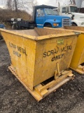 2 Cubic Yard 6000 lb cap Self Dumping Scrap Hopper