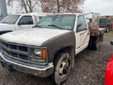 1997 Chevy 3500 Flatbed Dually Truck