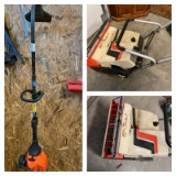 Remington weedeater, has compression, and Small snowblower (unknown working condition)