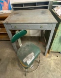 Standing Workstation with Rolling Stool