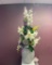 Artificial Floral Arrangement in Ceramic Vase