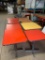 8 Small Restaurant Table Assorted Sizes and Colors