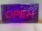 New LED Illuminated Open Sign