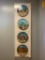 One of a Kind Large Decorative Multi Plate Display / Artwork