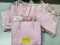 10 Large Pastel Pink Tote Purses - New in Bag