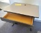Work Desk with Pull Out Drawer and Cord Grommet