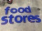 Plastic Store Front Sign - FOOD STORES