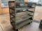 Heavy Duty Metal Shop Cart with Five Shelves and 8
