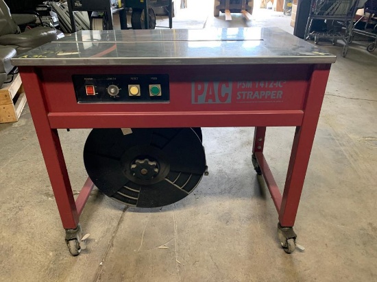 PAC PSM 1412-IC3 Strapper Box Strapping Machine