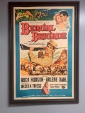 VINTAGE 1954 Framed Movie Poster - Bengal Brigade
