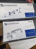 Glacier Bay Laundry and Kitchen Faucets with Sprayer - New in Box (2)