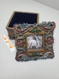 Decorative Jewelry Box with Photo Slot