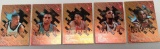 Pack of 5 NBA Used Game Ball Cards including Kobe Bryant, Scottie Pippen, Antoine Walker & More!