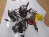 Lot of 5 Air and Power Tools