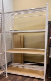 Metal and pressboard Shelf Unit