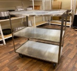 Three-tier Rolling Metal Cart