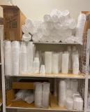 Polystyrene Cups, Bowls, Clamshell Containers, and Plastic Lids