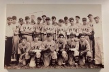 Old-fashioned Baseball Team Sepia-toned Canvas Print