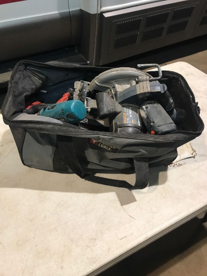 Bag Of Cordless Power Tools