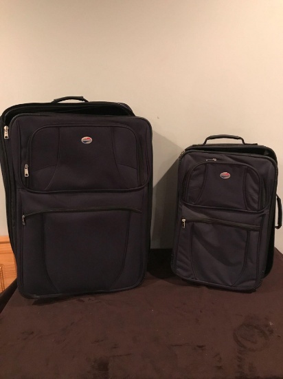 Large and Small Rolling Travel Suitcase