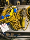 (2) work lights with cords