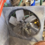 Large Exhaust Fan and Motor Assembly