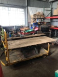 8ft Rolling Industrial Cart/ Workbench