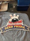 Metal Budweiser Sign