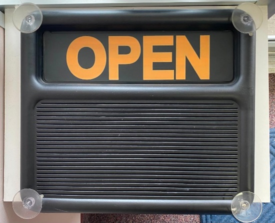 Open / Closed Letterboard Sign with Character Kit