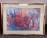 Framed Watercolor Print