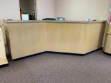 Angled Reception and Workstation Counter