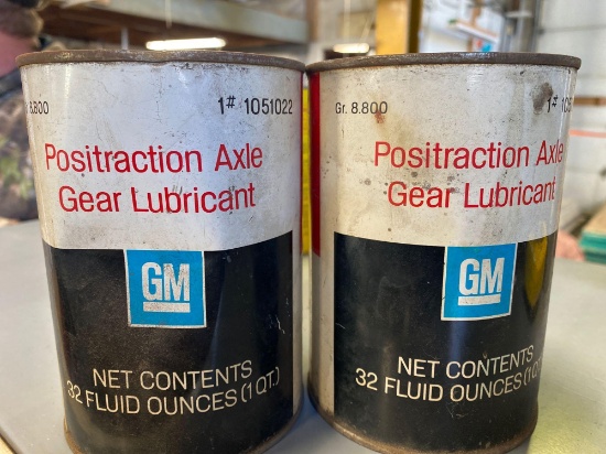 (2) GM 32 oz Gear Lube Cans (full)