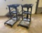Two Rolling Janitorial Carts