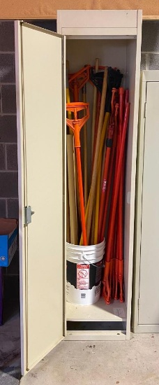 Large Group of Mop Handles