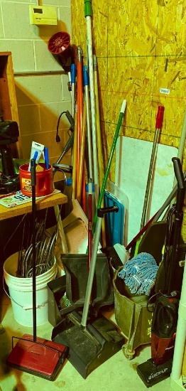 Corner Clean-Out of Sweepers, Handles, Mop Heads, and More!